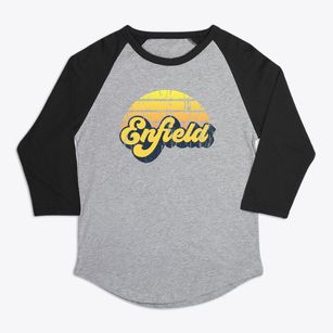 Enfield New Hampshire Sublime Sunset Premium Baseball Tee