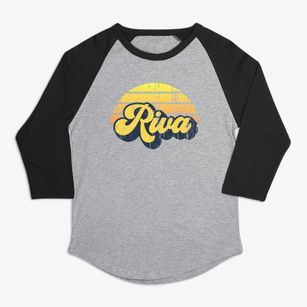 Riva Maryland Sublime Sunset Premium Baseball Tee