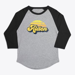 Alden Wisconsin Sublime Sunset Premium Baseball Tee