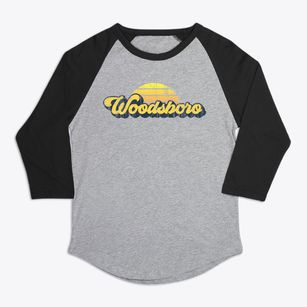 Woodsboro Texas Sublime Sunset Premium Baseball Tee