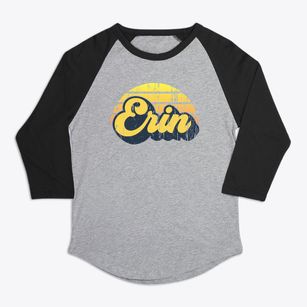 Erin Tennessee Sublime Sunset Premium Baseball Tee