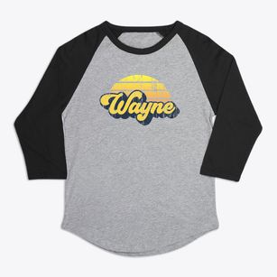 Wayne Maine Sublime Sunset Premium Baseball Tee