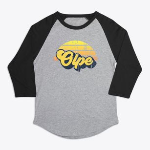 Olpe Kansas Sublime Sunset Premium Baseball Tee