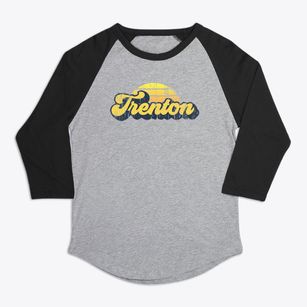 Trenton Kentucky Sublime Sunset Premium Baseball Tee