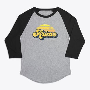 Arimo Idaho Sublime Sunset Premium Baseball Tee