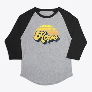 Hope Kansas Sublime Sunset Premium Baseball Tee