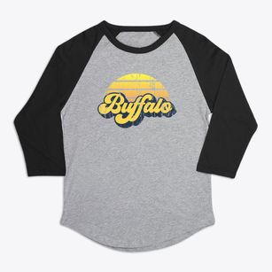 Buffalo Ohio Sublime Sunset Premium Baseball Tee