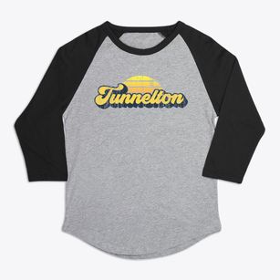 Tunnelton West Virginia Sublime Sunset Premium Baseball Tee