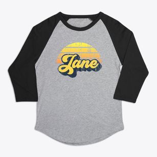 Jane Missouri Sublime Sunset Premium Baseball Tee