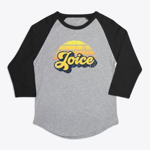 Joice Iowa Sublime Sunset Premium Baseball Tee