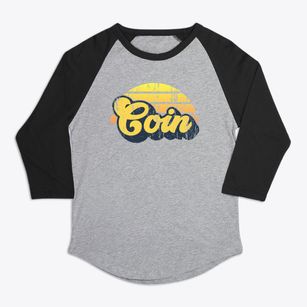 Coin Iowa Sublime Sunset Premium Baseball Tee