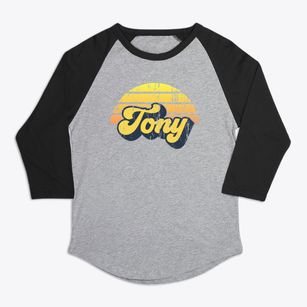 Tony Wisconsin Sublime Sunset Premium Baseball Tee