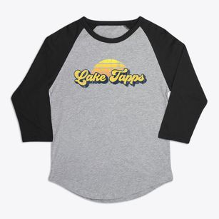 Lake Tapps Washington Sublime Sunset Premium Baseball Tee