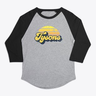 Tysons Virginia Sublime Sunset Premium Baseball Tee