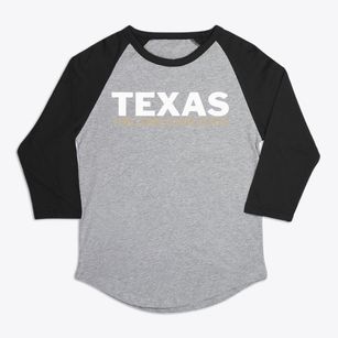  Texas White and Gold Premium Baseball Tee