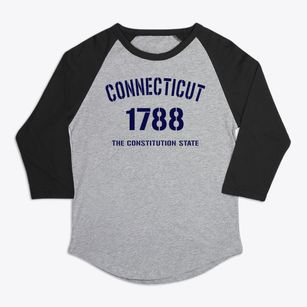  Connecticut Established Premium Baseball Tee