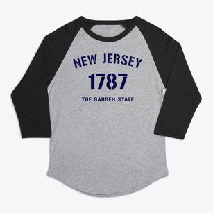  New Jersey Established Premium Baseball Tee