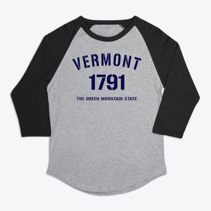  Vermont Established Premium Baseball Tee