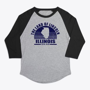  Illinois Sunset Premium Baseball Tee