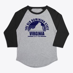  Virginia Sunset Premium Baseball Tee