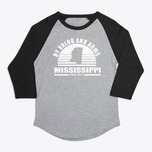 Mississippi Sunset Premium Baseball Tee