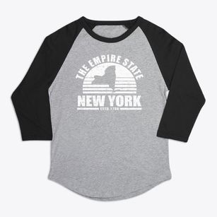  New York Sunset Premium Baseball Tee