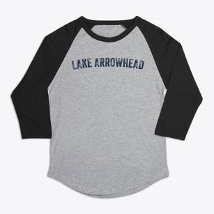 Lake Arrowhead Wisconsin Timeless Retro Premium Baseball Tee