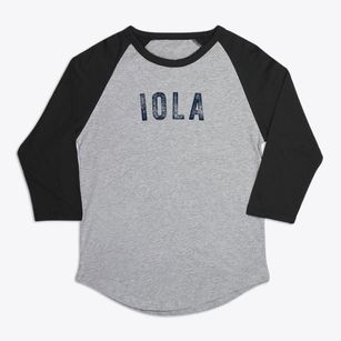 Iola Illinois Timeless Retro Premium Baseball Tee