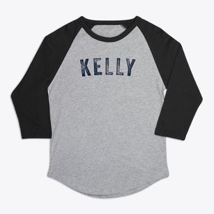 Kelly Wyoming Timeless Retro Premium Baseball Tee
