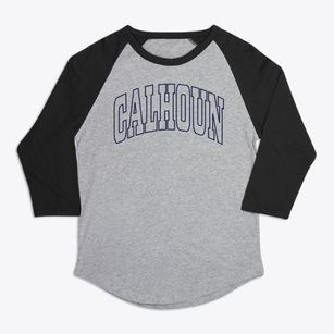 Calhoun Tennessee Trendy Block Premium Baseball Tee