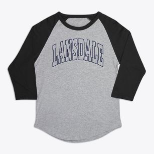 Lansdale Pennsylvania Trendy Block Premium Baseball Tee