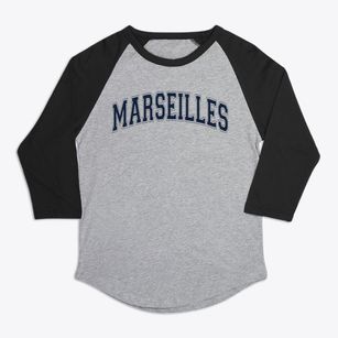 Marseilles Illinois Varsity Premium Baseball Tee