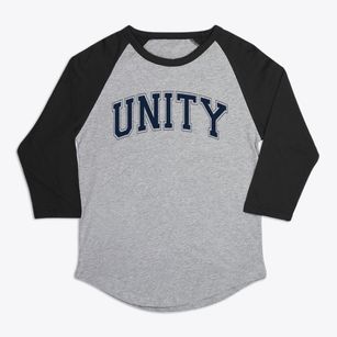 Unity Maine Varsity Premium Baseball Tee