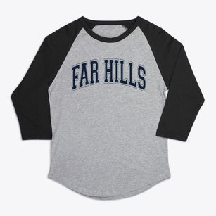 Far Hills New Jersey Varsity Premium Baseball Tee