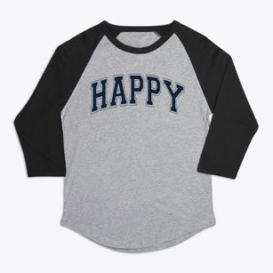 Happy Texas Varsity Premium Baseball Tee