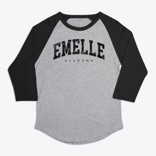 Emelle Alabama Urban Vibe Premium Baseball Tee