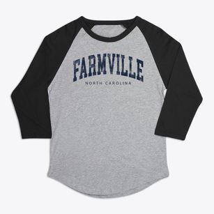 Farmville North Carolina Urban Vibe Premium Baseball Tee