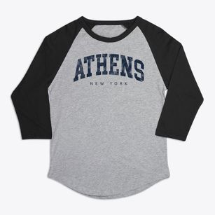 Athens New York Urban Vibe Premium Baseball Tee