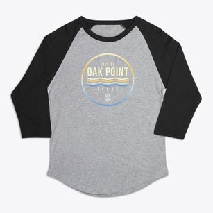 Oak Point Texas Color Fade Premium Baseball Tee
