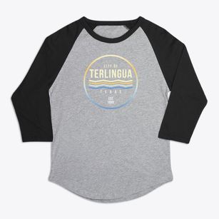 Terlingua Texas Color Fade Premium Baseball Tee