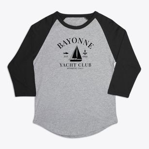 Bayonne New Jersey Yacht Club Premium Baseball Tee