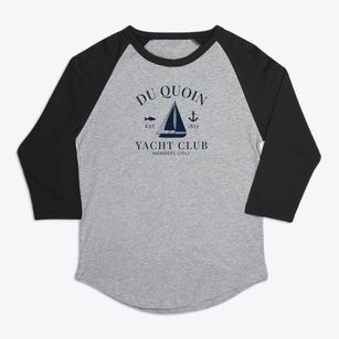 Du Quoin Illinois Yacht Club Premium Baseball Tee