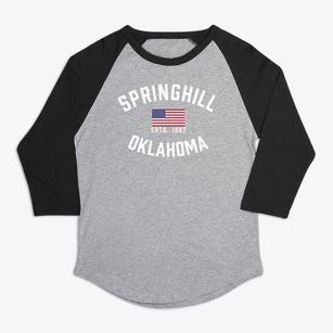 Springhill Oklahoma Patriot Premium Baseball Tee