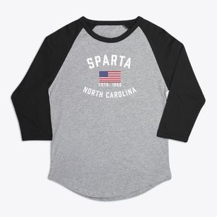 Sparta North Carolina Patriot Premium Baseball Tee