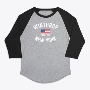 Winthrop New York Patriot Premium Baseball Tee