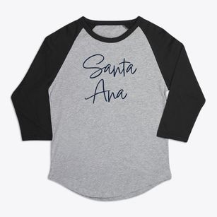 Santa Ana California Freestyle Premium Baseball Tee