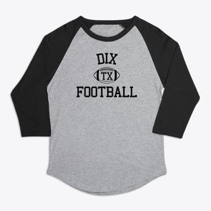 Dix Texas Football Premium Baseball Tee