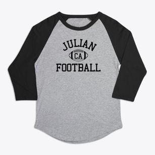 Julian California Football Premium Baseball Tee
