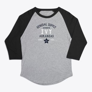 Ivy Arkansas General Supply Premium Baseball Tee