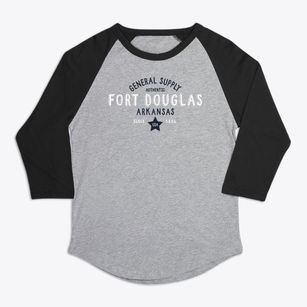Fort Douglas Arkansas General Supply Premium Baseball Tee